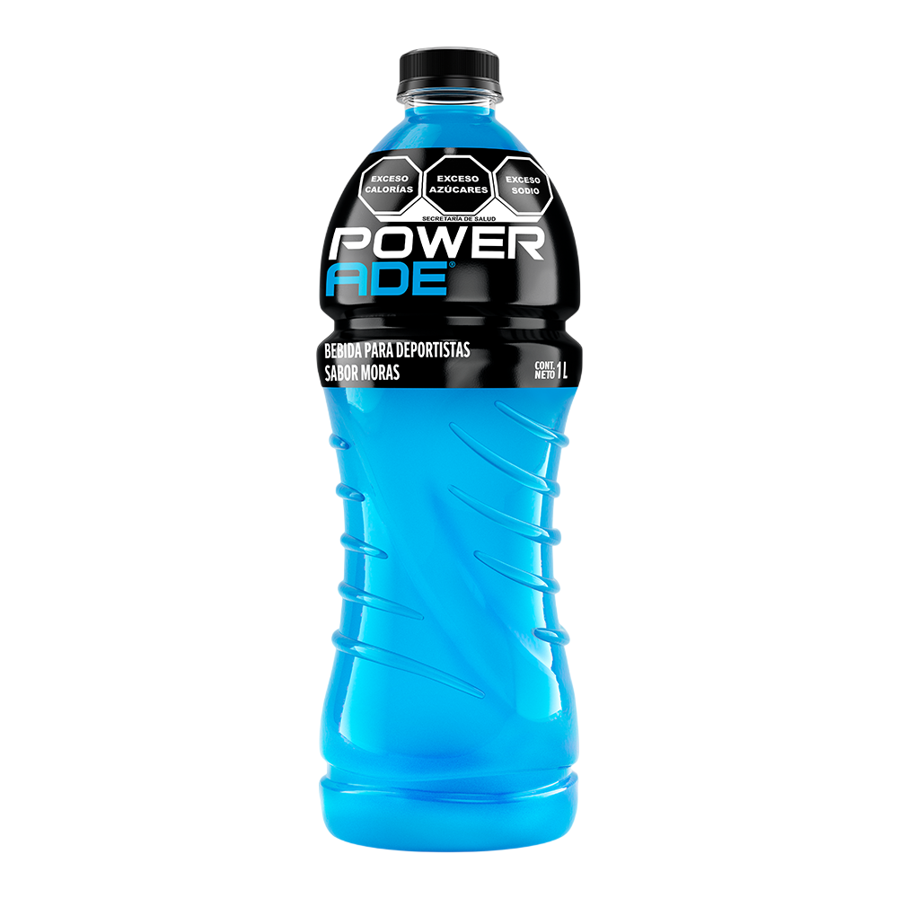 Bebida para deportistas Powerade sabor moras 1L