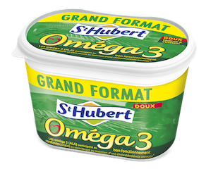 Oméga 3 ,margarine doux Oméga 3 ,margarine doux,ST HUBERT OMEGA 3,La boite de 750 Gr