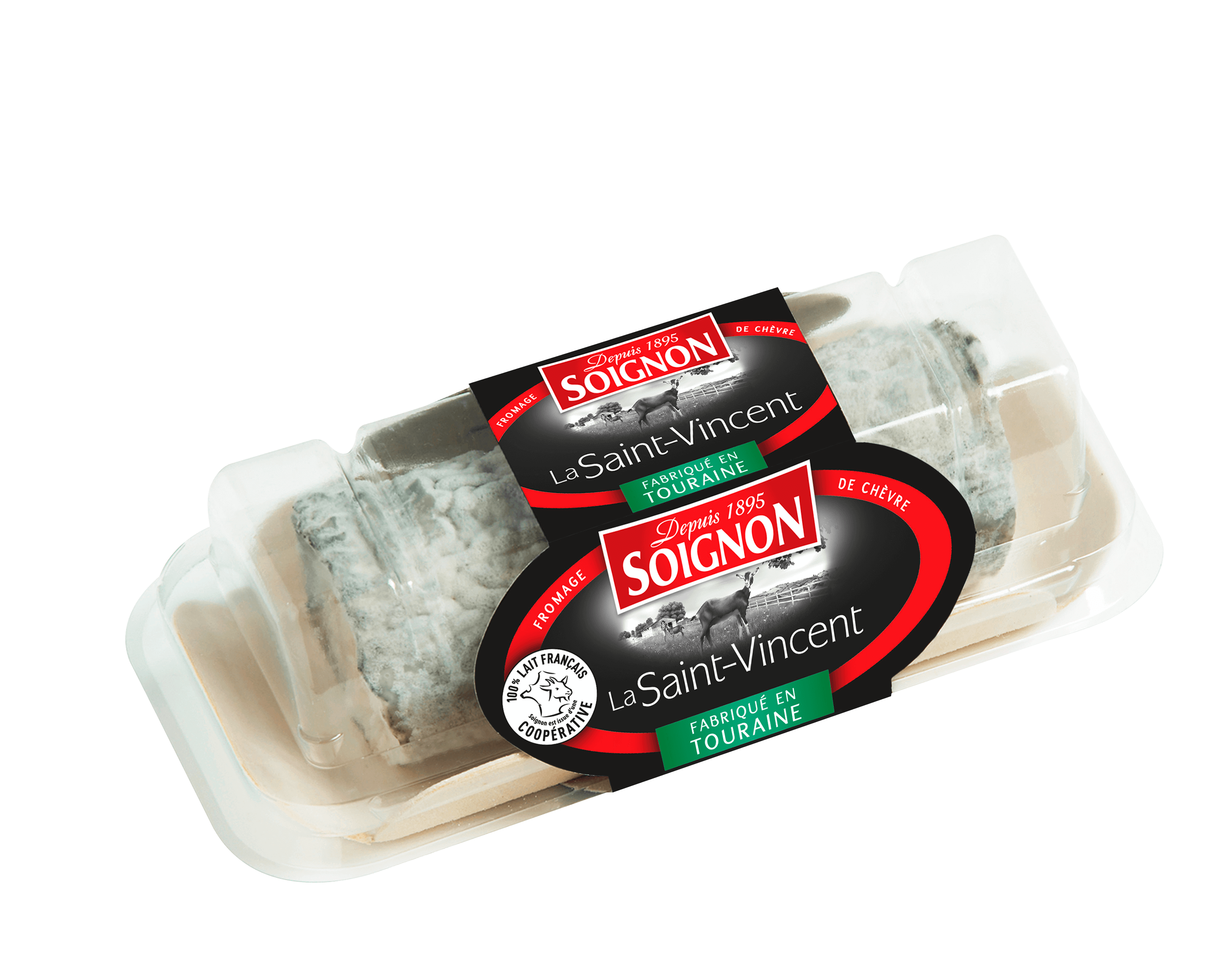 Saint Vincent, fromage de chèvre au lait cru, moulé à la louche Saint Vincent, fromage de chèvre au lait cru, moulé à la louche,SOIGNON,la barquette de 150g