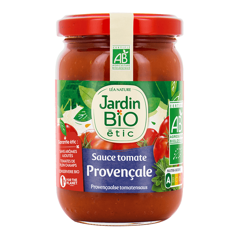 Sauce tomate provençale, bio JARDIN BIO le pot de 200g Shoptimise