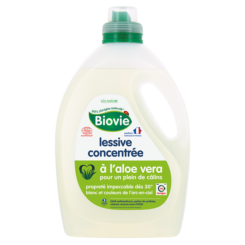 Lessive liquide concentrée Lessive liquide concentrée,BIOVIE,Flacon de 3 L