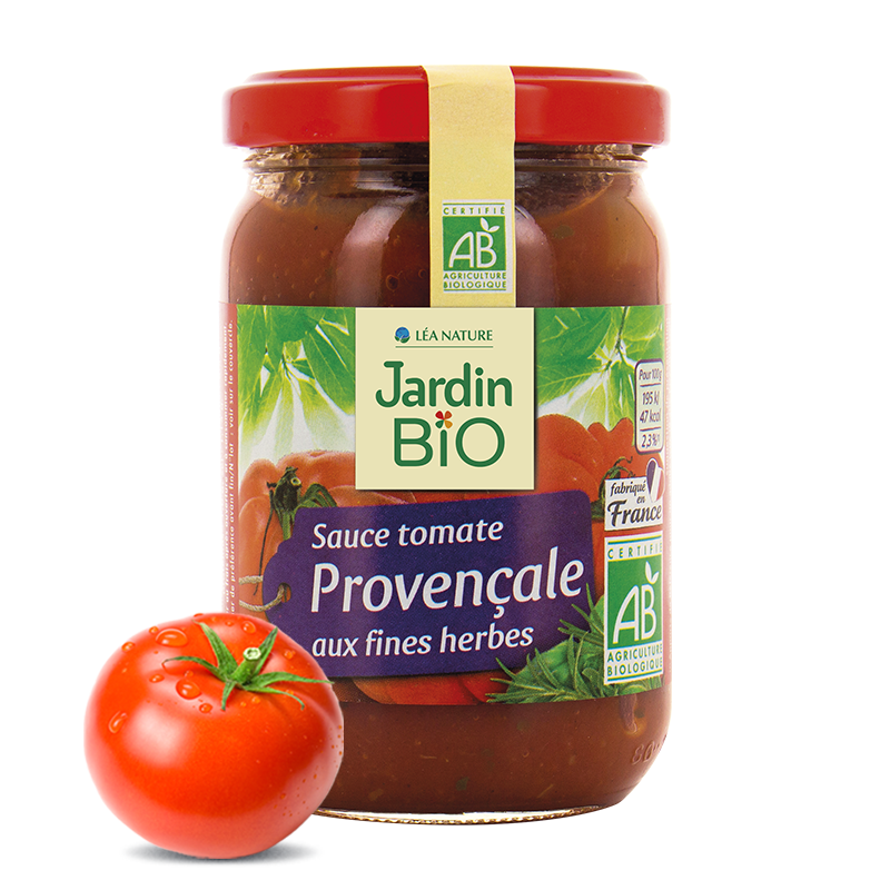 Sauce tomate provençale, bio JARDIN BIO le pot de 200g Shoptimise